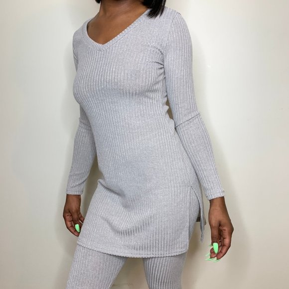 Long Sleeve Knit Two Piece - Picture 2 of 2